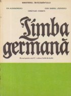 Limba germana Manual pentru anul