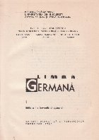 Limba germana volumul