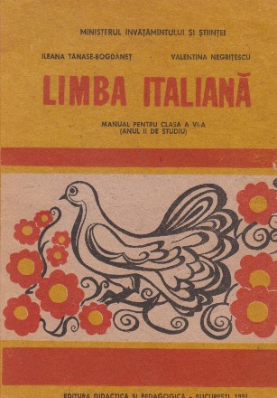 Limba italiana, Manual pentru clasa a VI-a (Anul II de studiu)