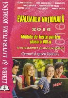 Limba literatura romana Evaluarea nationala