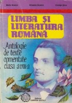 Limba literatura romana Antologie texte