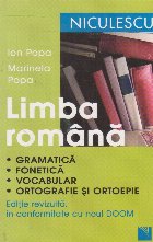 Limba romana Gramatica fonetica vocabular