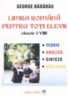 coperta Limba romana pentru toti elevii