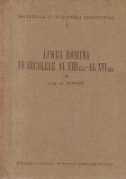 Limba Romina secolele XIII lea