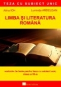 Limba si literatura romana. Variante de teste pentru teza cu subiect unic. Clasa a VII-a