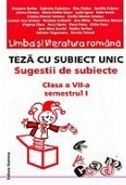 Limba literatura romana Teza subiect