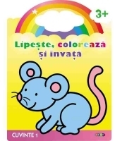 Lipeste, coloreaza si invata - Cuvinte 1. Soricelul