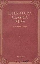 coperta Literatura Clasica Rusa - Indice Biobibliografic