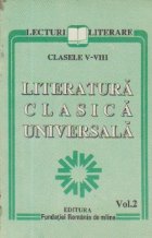 Literatura clasica universala, Volumul al II-lea (Clasele V-VIII)