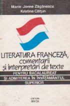 LITERATURA FRANCEZA COMENTARII INTERPRETARI TEXTE