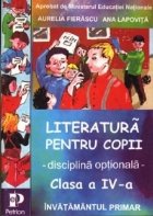 Literatura pentru copii disciplina optionala