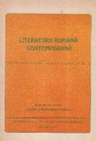 Literatura romana contemporana Texte comentate