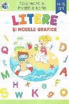 Litere modele grafice Coloreaza invata