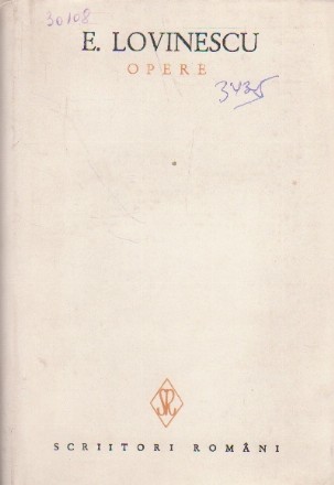 Lovinescu - Opere, Volumul al V-lea