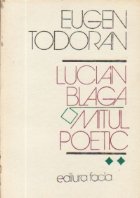 Lucian Blaga Mitul poetic Volumul