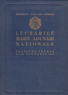 coperta Lucrarile Marii Adunari Nationale -  sesiunea intaia 23-24 ianuarie 1953 (Stenograma)