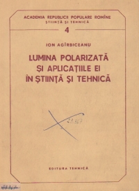 Lumina polarizata si aplicatiile ei in stiinta si tehnica