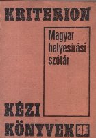 Magyar Helyesirasi Szotar (Dictionar ortografic maghiar)