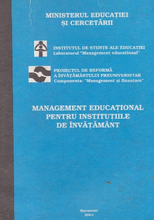 Management educational pentru institutiile de invatamant