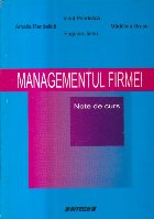 Managementul Firmei - Note de Curs