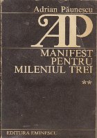 Manifest pentru mileniul trei Volumul