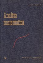 Manual analiza matematica Volumul Algebra