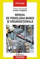 coperta Manual de psihologia muncii si organizationala