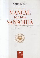 coperta Manual de limba sanscrita, Volumul al III-lea