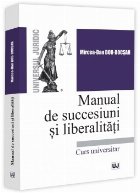 Manual de succesiuni şi liberalităţi