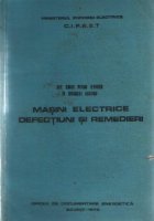 Masini electrice Defectiuni remedieri Note