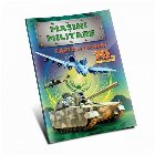 coperta Masini militare. Carte de colorat + 70 de autocolante