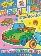 coperta Masini si motociclete. Carte de colorat