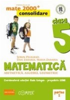 MATE 2000 CONSOLIDARE - MATEMATICA. ARITMETICA, ALGEBRA, GEOMETRIE. CLASA A V-A. PARTEA I (Editia a II-a)