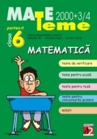 MATEMATICĂ. CLASA A VI-A. PARTEA A II-A