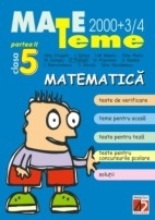 MATEMATICĂ. CLASA A V-A. PARTEA A II-A