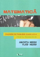 Matematică : culegere de probleme,clasa a XI-a - profil pedagogic