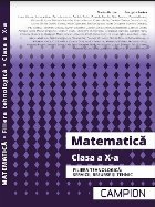 Matematica. Clasa a X-a. Filiera tehnologica: servicii, resurse si tehnic