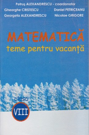 Matematica clasa a VIII-a, partea I