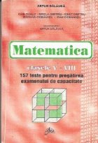 Matematica Clasele VIII 157 teste