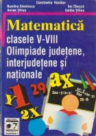 Matematica Clasele VIII Olimpiade judetene