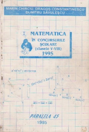 Matematica in concursurile scolare (clasele V-VIII) 1995