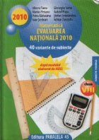 Matematica Evaluare nationala 2010 Clasa