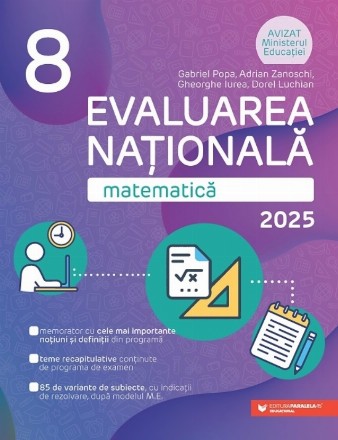 Matematica. Evaluarea Nationala 2025. Clasa a VIII-a