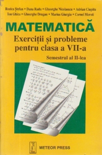 Matematica Exercitii si probleme pentru clasa a VII-a, semestrul al II-lea