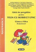 Matematica Ghid pregatire pentru teza