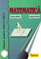 Matematica Manual pentru clasa VIII