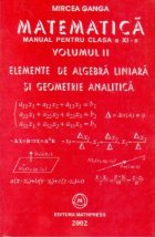 Matematica Manual pentru clasa Volumul