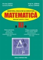 Matematica Manual pentru clasa (filiera