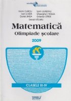 Matematica Olimpiade scolare 2009 Clasele