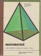 Matematica pentru candidatii examenele admitere